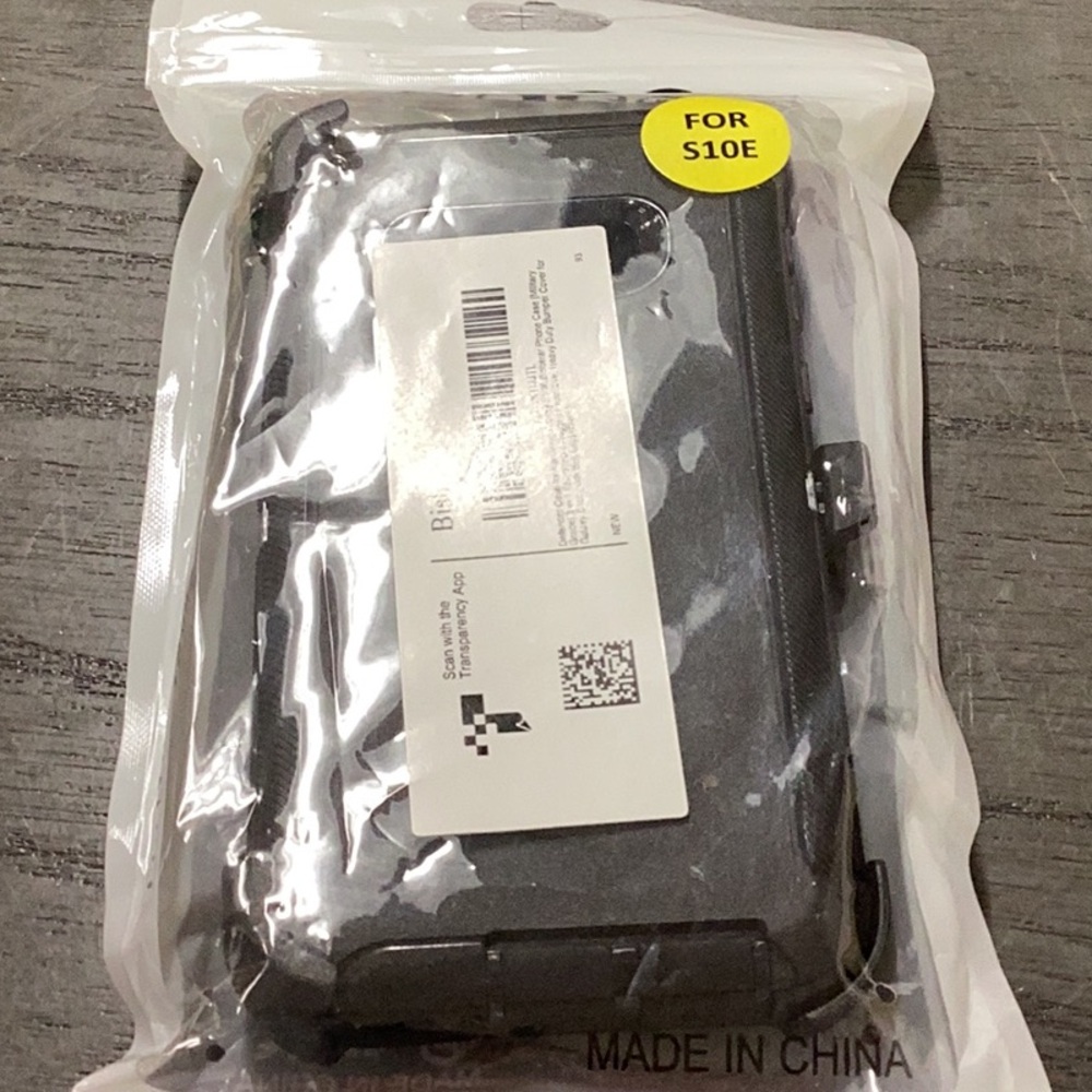Black Phone Case for S10E
